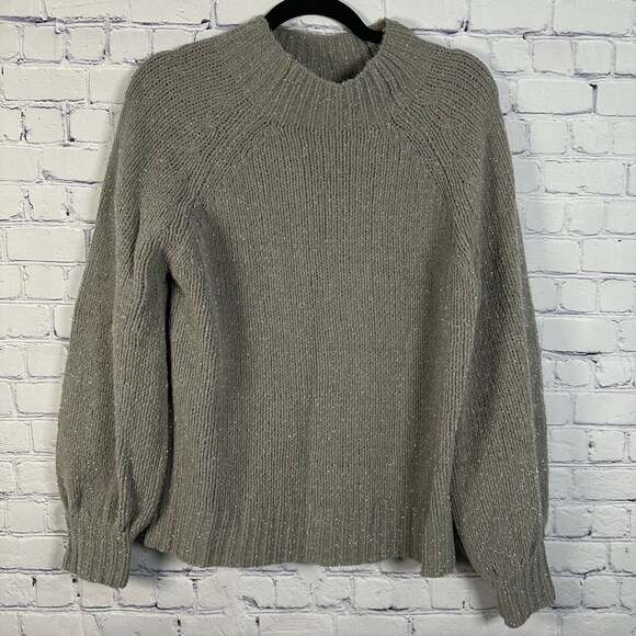 Mud Pie Gray Metallic Sweater - Picture 1 of 6
